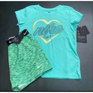 NWT Nike Glitter Athletic Set Girls Size 6